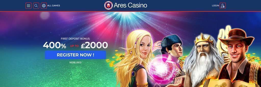 Ares casino lobby