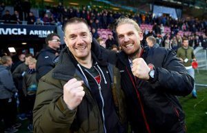 Benham at FC Midtjylland vs FC Copenhagen in Danish Superliga