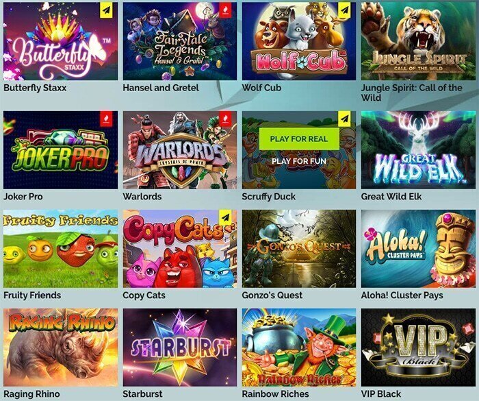Wixstars Casino Review games