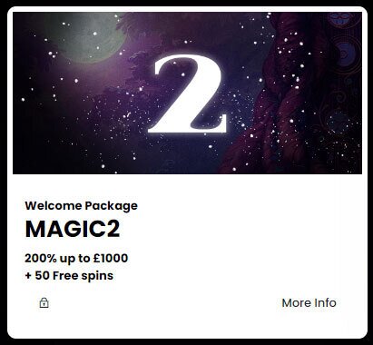 Magic Win casino welcome bonus 2