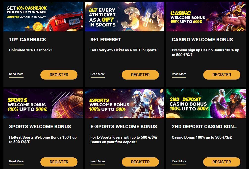 Goldenbet Casino bonuses and promotions