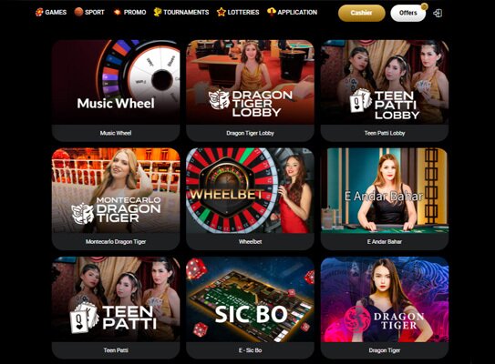 Pyramid Spins Casino live casino games