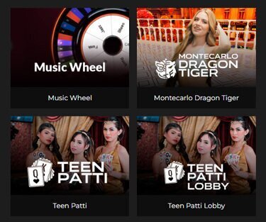 Spin My Win live casino games