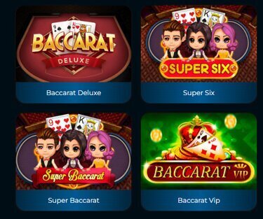 Yeti Win Casino table games