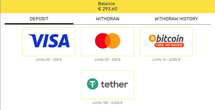 Casiroom casino banking options