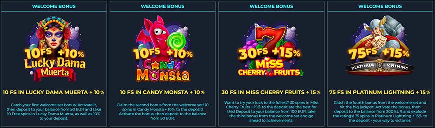 Milky Wins casino bonuses and promotions