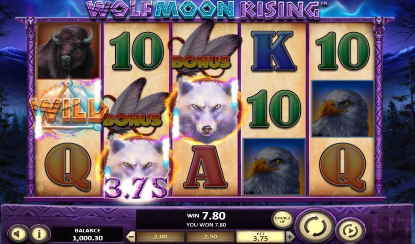 Orion Spins Casino Wolf Moon Rising slot game