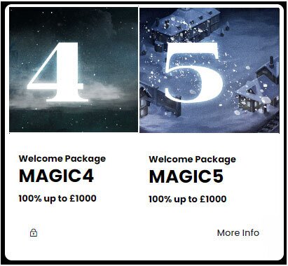 Magic Win casino welcome bonus 4 and 5