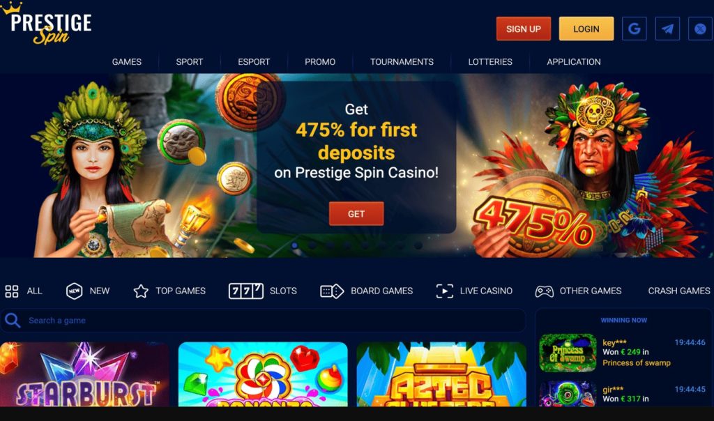 Prestige Spins Casino